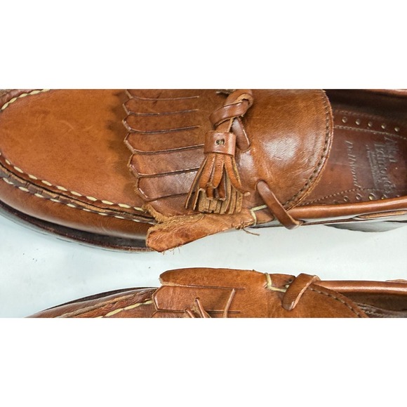 Allen Edmonds Dellwood Men\'s Brown Tasseled Slip On‎ Dress Shoes Size 8.5 D main image 9